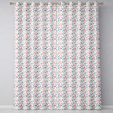 Watercolor Pastel Diamond Seamless Pattern  Readymade Eyelet Ring Top Thermal 100% Blackout Curtains
