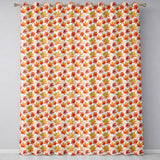 Orange and Yellow Maple Leaf  with Detailed Autumn Foliage  Readymade Eyelet Ring Top Thermal 100% Blackout Curtains