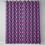 Watercolor Nebula Galaxy Pink Purple Space Seamless  Artistic  Readymade Eyelet Ring Top Thermal 100% Blackout Curtains