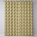 Minimal Bats in Soft Beige and Grey Cloud Texture Subtle Halloween  Readymade Eyelet Ring Top Thermal 100% Blackout Curtains