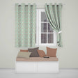 Pastel Ice Cream Cones on Sky Blue with Clouds  Sweet Dessert  Readymade Eyelet Ring Top Thermal 100% Blackout Curtains