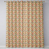 Cartoon Ice Cream Cone  in Pink Blue and Chocolate on Light Blue  Readymade Eyelet Ring Top Thermal 100% Blackout Curtains