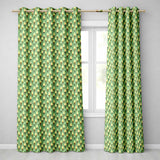 Vintage Mint Green Ice Cream Cones Seamless  Sweet Dessert  Readymade Eyelet Ring Top Thermal 100% Blackout Curtains