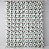 Muted Jellyfish Marine  in Soft Neutral Tones Seamless Ocean Design  Readymade Eyelet Ring Top Thermal 100% Blackout Curtains