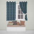 Soft Coral Jellyfish on Light Aqua Background Seamless Underwater  Readymade Eyelet Ring Top Thermal 100% Blackout Curtains