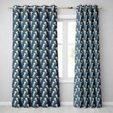 Soft Coral Jellyfish on Light Aqua Background Seamless Underwater  Readymade Eyelet Ring Top Thermal 100% Blackout Curtains