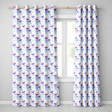 Soft Watercolor Jellyfish in Pastel Purple and Aqua Seamless Marine  Readymade Eyelet Ring Top Thermal 100% Blackout Curtains