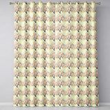 Decorative Branch Trees with Autumn Leaves Seamless  Readymade Eyelet Ring Top Thermal 100% Blackout Curtains