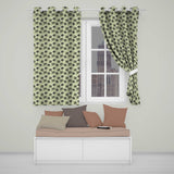 Vintage Sepia Toned Venetian Masks with Artistic Texture Seamless  Readymade Eyelet Ring Top Thermal 100% Blackout Curtains