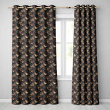 Colourful Carnival Masks with Feathers and Floral Accents Seamless Pattern  Readymade Eyelet Ring Top Thermal 100% Blackout Curtains