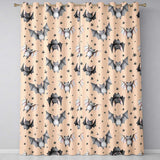 Vintage  Camera Collection Seamless Pattern with Film Cameras  Readymade Eyelet Ring Top Thermal 100% Blackout Curtains