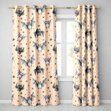 Vintage  Camera Collection Seamless Pattern with Film Cameras  Readymade Eyelet Ring Top Thermal 100% Blackout Curtains