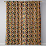 Rustic Wooden Panel Background with Vintage Cameras Seamless Pattern  Readymade Eyelet Ring Top Thermal 100% Blackout Curtains