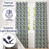 Vintage Camera  with Paint Splash Effect Light Background Seamless Design  Readymade Eyelet Ring Top Thermal 100% Blackout Curtains
