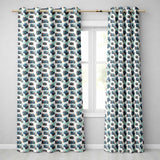 Vintage Camera  with Paint Splash Effect Light Background Seamless Design  Readymade Eyelet Ring Top Thermal 100% Blackout Curtains