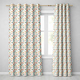 Vintage Camera Scatter Pattern on Warm Beige Background Seamless Design  Readymade Eyelet Ring Top Thermal 100% Blackout Curtains