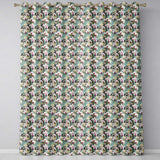 Cream Orchid Floral  Soft Neutral Background Delicate Botanical Detail  Readymade Eyelet Ring Top Thermal 100% Blackout Curtains