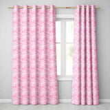 Light Pink Organic Pebble Dot Watercolour Texture Seamless Pattern  Readymade Eyelet Ring Top Thermal 100% Blackout Curtains