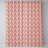 Pink Coral Watercolour Animal Texture Organic Seamless Pattern  Readymade Eyelet Ring Top Thermal 100% Blackout Curtains