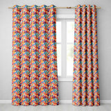 Vibrant Abstract Fluid Paint Pattern Colorful Artistic Seamless Design  Readymade Eyelet Ring Top Thermal 100% Blackout Curtains