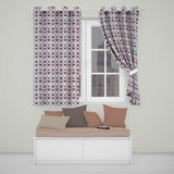 William Morris Style Poppy Floral Pattern Vintage Botanical Seamless Design  Readymade Eyelet Ring Top Thermal 100% Blackout Curtains