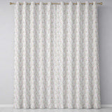 Delicate Pink Blossom Branches Seamless Floral Pattern Soft Sage Background  Readymade Eyelet Ring Top Thermal 100% Blackout Curtains