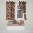 Abstract Rust and Oxidation Texture Seamless Pattern Metallic Grunge Art  Readymade Eyelet Ring Top Thermal 100% Blackout Curtains
