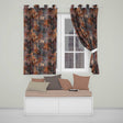Burnt Orange Rust Abstract Texture Industrial Grunge Seamless Pattern  Readymade Eyelet Ring Top Thermal 100% Blackout Curtains