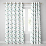 Cute Baby Seal Pups with Seaweed Soft Pastel Background Seamless Pattern  Readymade Eyelet Ring Top Thermal 100% Blackout Curtains