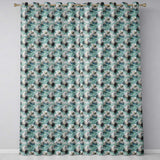 Realistic Seals Swimming in Water Blue Ocean Texture Seamless Pattern  Readymade Eyelet Ring Top Thermal 100% Blackout Curtains