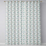 Cute Seal and Coral Watercolour Pastel Ocean Scene Seamless Pattern  Readymade Eyelet Ring Top Thermal 100% Blackout Curtains
