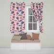 Underwater   with Scuba Divers Starfish and Whale on Soft Blush Pink Background  Readymade Eyelet Ring Top Thermal 100% Blackout Curtains
