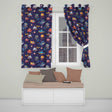 Underwater   with Scuba Divers    Starfish and Whale on Rich Purple Background  Readymade Eyelet Ring Top Thermal 100% Blackout Curtains