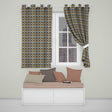 Ornate Buddha Faces with Detailed Pattern Seamless Design  Readymade Eyelet Ring Top Thermal 100% Blackout Curtains