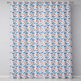Bright Rainbow Butterflies with Colorful Floral Accents Seamless Pattern  Readymade Eyelet Ring Top Thermal 100% Blackout Curtains