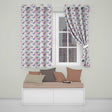 Artistic Watercolor Butterflies with Paint Splash Effect Seamless Pattern  Readymade Eyelet Ring Top Thermal 100% Blackout Curtains