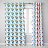 Artistic Watercolor Butterflies with Paint Splash Effect Seamless Pattern  Readymade Eyelet Ring Top Thermal 100% Blackout Curtains