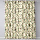 Elegant Vintage Butterflies with Floral Garden Elements Seamless Pattern  Readymade Eyelet Ring Top Thermal 100% Blackout Curtains