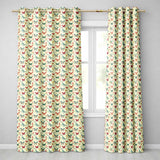 Elegant Vintage Butterflies with Floral Garden Elements Seamless Pattern  Readymade Eyelet Ring Top Thermal 100% Blackout Curtains