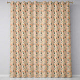 Abstract Hanging Tassels and Brushstroke Background Seamless Pattern  Readymade Eyelet Ring Top Thermal 100% Blackout Curtains