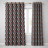 Hot Chocolate Mugs with Marshmallows and Sprinkles Seamless Pattern  Readymade Eyelet Ring Top Thermal 100% Blackout Curtains