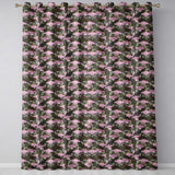 Vintage Bats and Floral Art Nouveau Style Seamless Pattern  Readymade Eyelet Ring Top Thermal 100% Blackout Curtains
