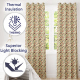 Colorful Butterfly Collection Mixed Styles Seamless Pattern  Readymade Eyelet Ring Top Thermal 100% Blackout Curtains