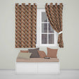 Autumn Woodpecker Birds with Orange Leaves Seamless Pattern  Readymade Eyelet Ring Top Thermal 100% Blackout Curtains