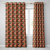 Red Gingham Picnic Basket with Strawberries Seamless Pattern  Readymade Eyelet Ring Top Thermal 100% Blackout Curtains