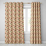 Vintage Protea Floral Botanical Seamless Pattern  Readymade Eyelet Ring Top Thermal 100% Blackout Curtains