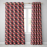 Bold Pink Protea Botanical Floral Seamless Pattern  Readymade Eyelet Ring Top Thermal 100% Blackout Curtains