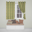 Elegant Monstera Leaves with Soft Neutral Background Seamless Pattern  Readymade Eyelet Ring Top Thermal 100% Blackout Curtains