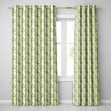 Minimal Bamboo Forest Silhouette in Soft Neutral Tones Seamless Pattern  Readymade Eyelet Ring Top Thermal 100% Blackout Curtains
