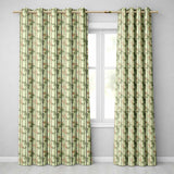 Soft Bamboo Stems with Delicate Leaves Pastel Background Seamless Pattern  Readymade Eyelet Ring Top Thermal 100% Blackout Curtains